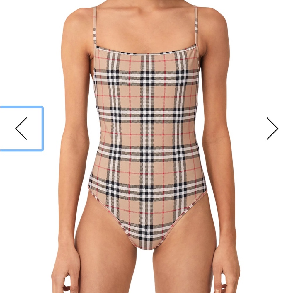 Burberry One-Piece Swimsuit Size Medium
